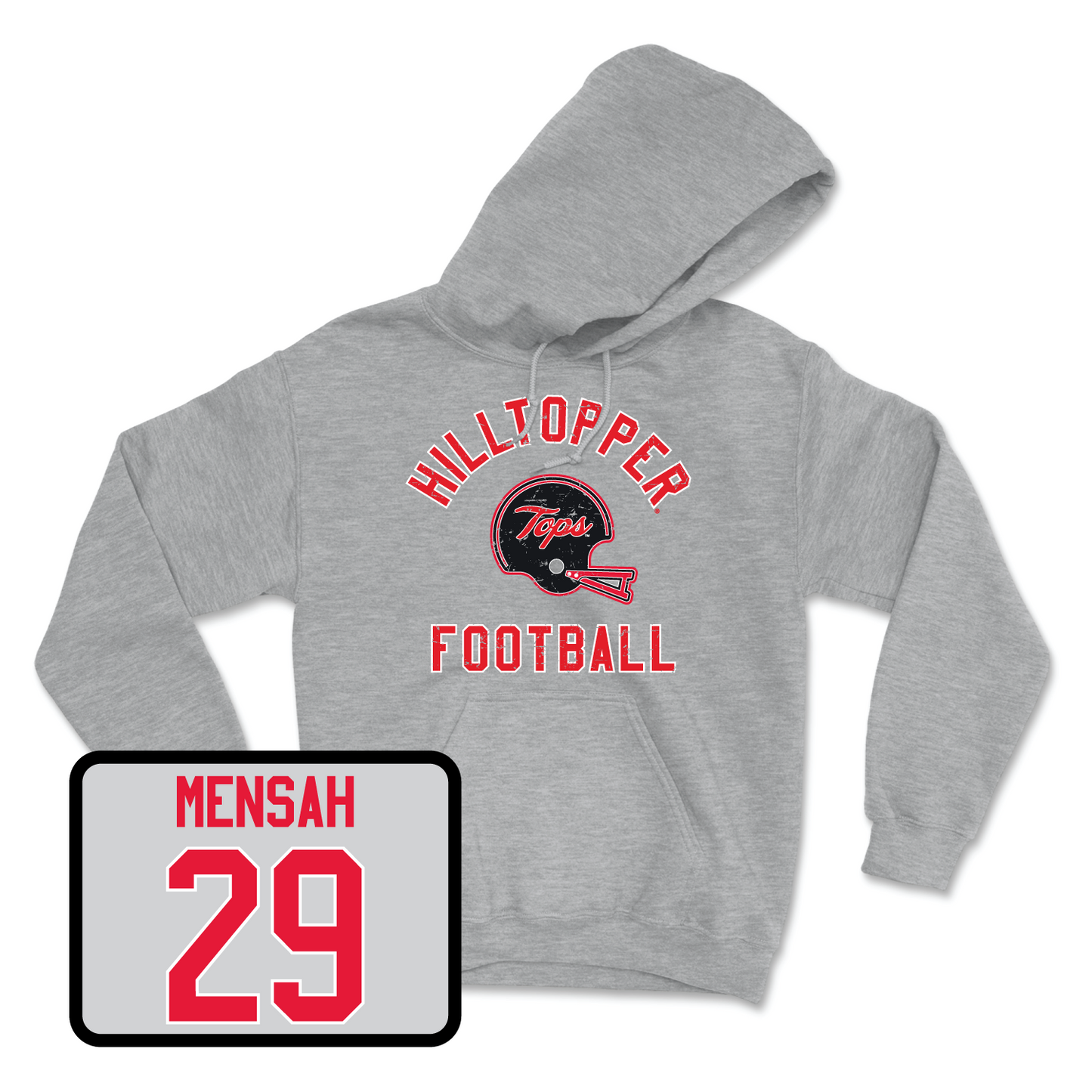 Sport Grey Football Football Helmet Hoodie 4 Small / Joshua Mensah | #29