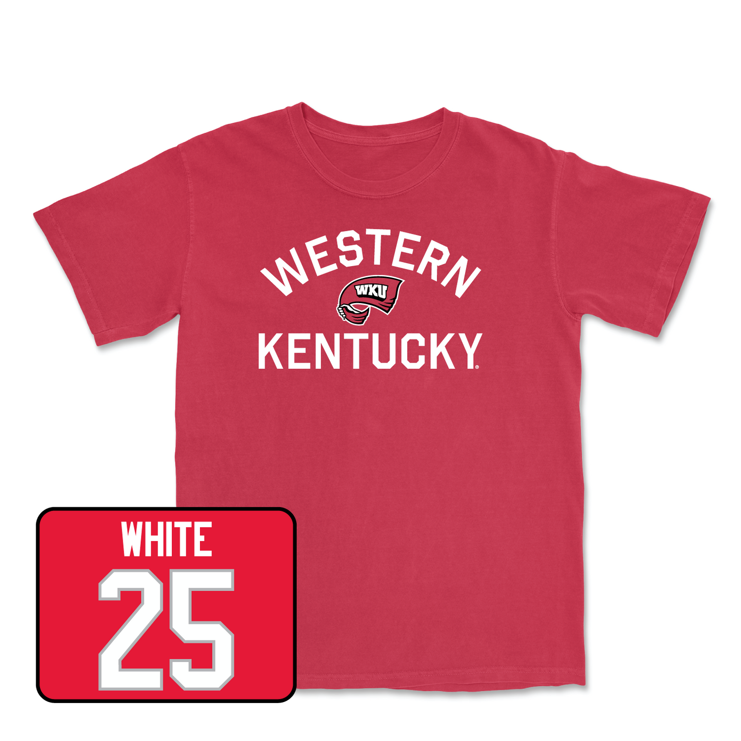 Red Football Towel Tee 3 Small / Jared White | #25