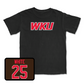 Black Football WKU Tee 3 Medium / Jared White | #25