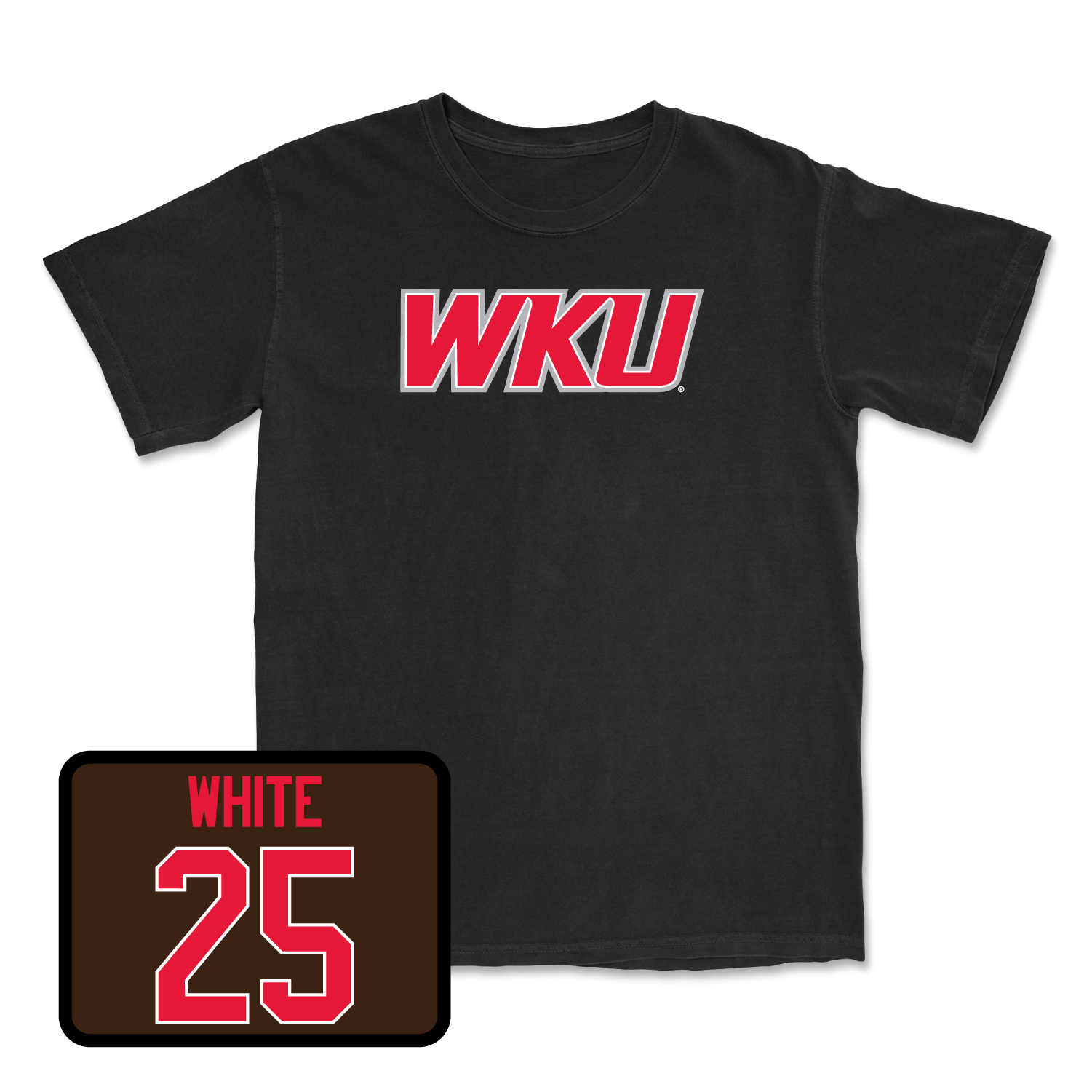 Black Football WKU Tee 3 X-Large / Jared White | #25