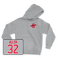 Sport Grey Women's Basketball Big Red Hoodie Small / Karris Allen | #32