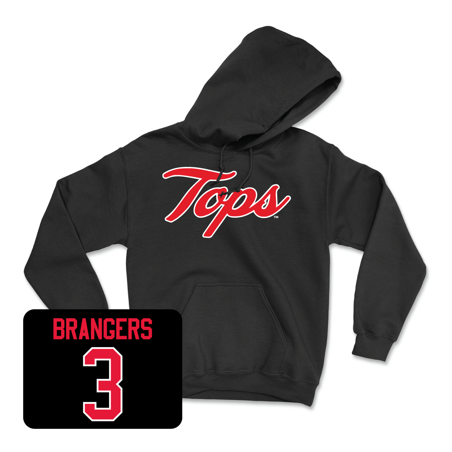 Black Women's Volleyball Tops Hoodie Youth Large / Kelsey Brangers | #3