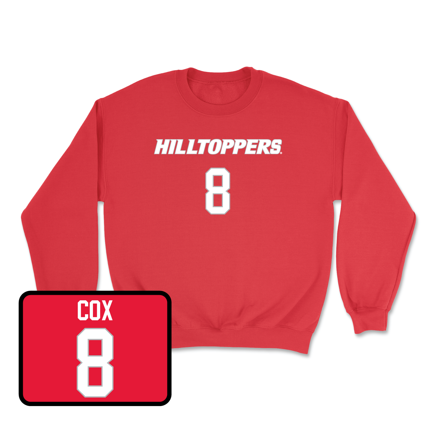 Red Women's Volleyball Hilltoppers Player Crew