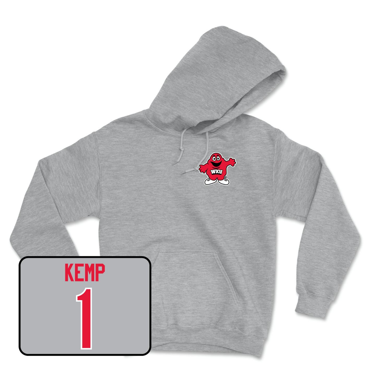 Sport Grey Softball Big Red Hoodie Small / Kaytlan Kemp | #1