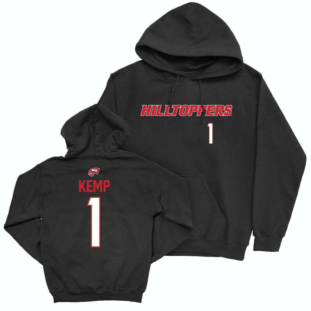 WKU Softball Black Hilltoppers Hoodie - Kaytlan Kemp | #1 Small