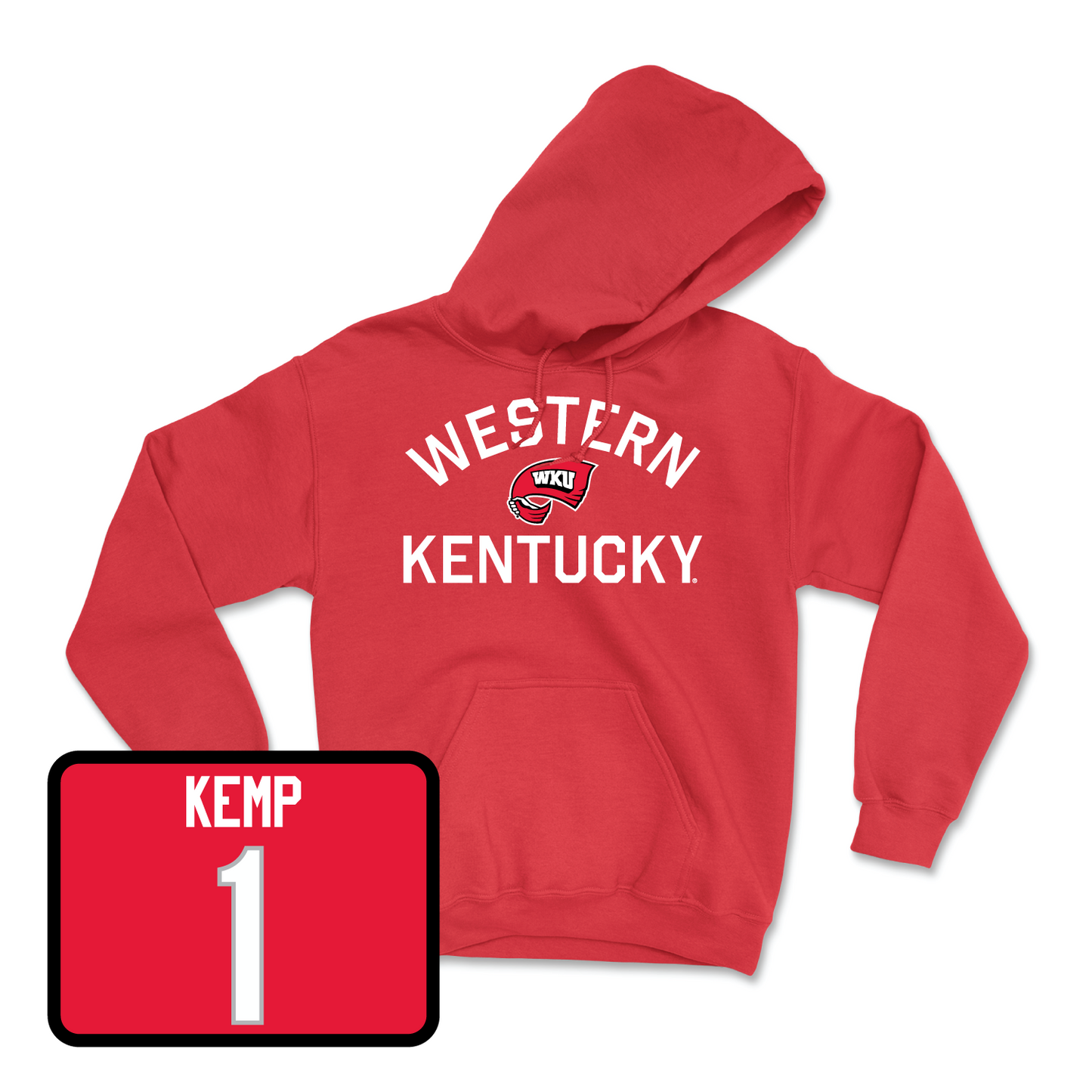 Red Softball Towel Hoodie Small / Kaytlan Kemp | #1