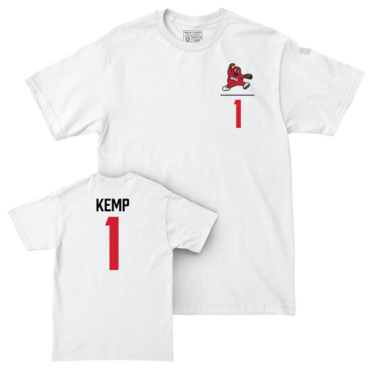 WKU Softball White Big Red Comfort Colors Tee - Kaytlan Kemp | #1 Small