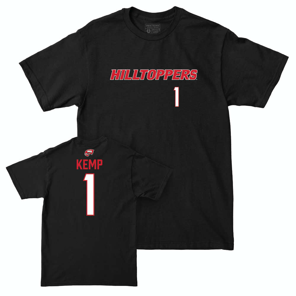 WKU Softball Black Hilltoppers Tee - Kaytlan Kemp | #1 Small