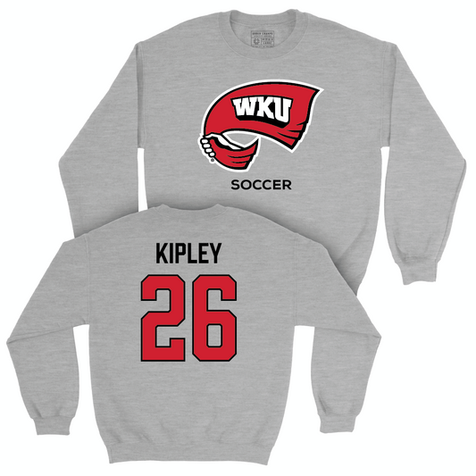 WKU Women's Soccer Sport Grey Classic Crew - Kora Kipley | #26 Small