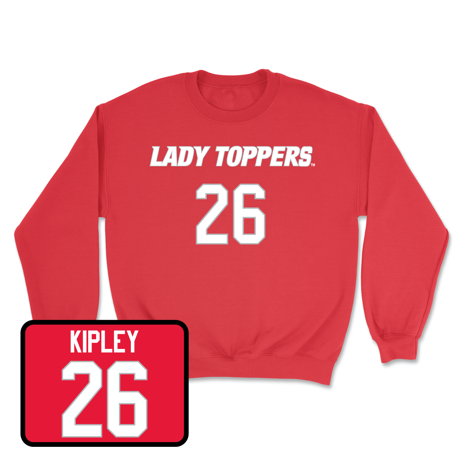 Red Women's Soccer Lady Toppers Player Crew 2 Small / Kora Kipley | #26