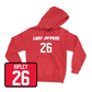 Red Women's Soccer Lady Toppers Player Hoodie 2 3X-Large / Kora Kipley | #26