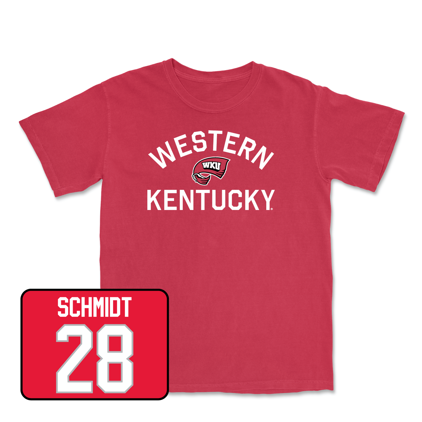 Red Softball Towel Tee Youth Small / Kelsey Schmidt | #28