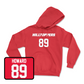 Red Football Hilltoppers Player Hoodie 5 Youth Medium / Lofton Howard | #89