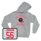 Sport Grey Football Football Helmet Hoodie 4 Small / Leavy Johnson | #56