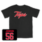 Black Football Tops Tee 4 Youth Large / Leavy Johnson | #56