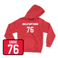 Red Football Hilltoppers Player Hoodie 5 Large / Mark Goode | #76