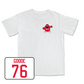 White Football Big Red Comfort Colors Tee 5 Small / Mark Goode | #76