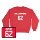 Red Football Hilltoppers Player Crew 5 3X-Large / Michael Moment | #62