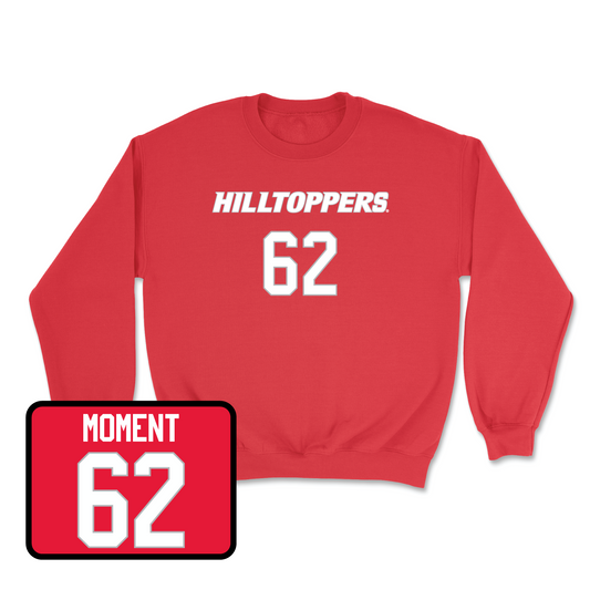 Red Football Hilltoppers Player Crew 5 Youth Small / Michael Moment | #62