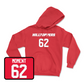Red Football Hilltoppers Player Hoodie 5 Small / Michael Moment | #62