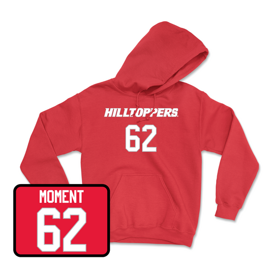 Red Football Hilltoppers Player Hoodie 5 Youth Small / Michael Moment | #62