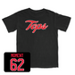 Black Football Tops Tee 5 Youth Large / Michael Moment | #62