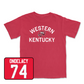 Red Football Towel Tee 5 Youth Small / Michael Ondelacy | #74