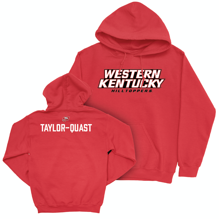 WKU Women's Cheerleading Red Sideline Hoodie - Melody Taylor-Quast Small