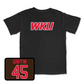 Black Football WKU Tee 6 Youth Large / Nathan Griffin | #45