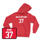 Red Football Hilltoppers Player Hoodie 6 2X-Large / Nazir Ward | #37