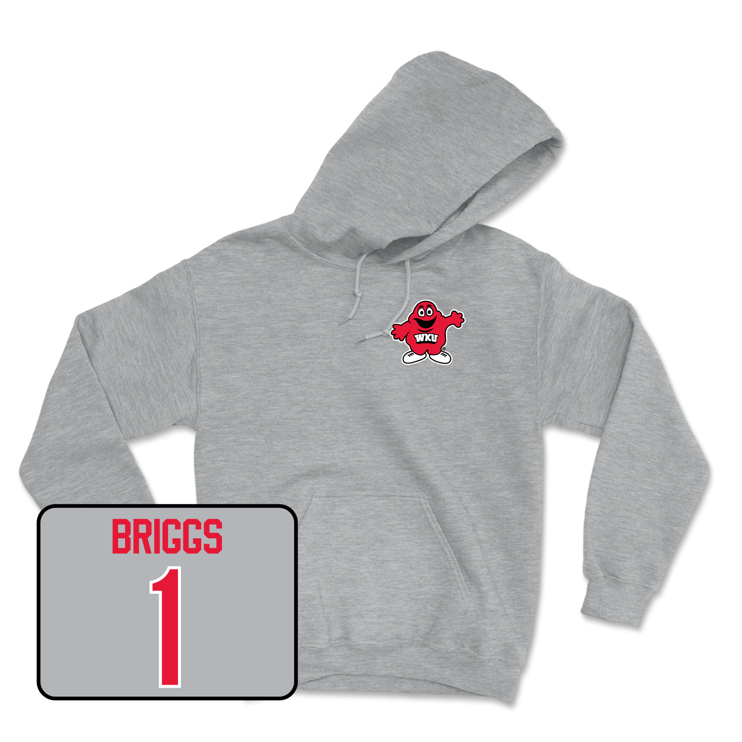 Sport Grey Women's Volleyball Big Red Hoodie X-Large / Paige Briggs | #1