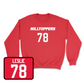 Red Football Hilltoppers Player Crew 6 Small / Quantavious Leslie | #78