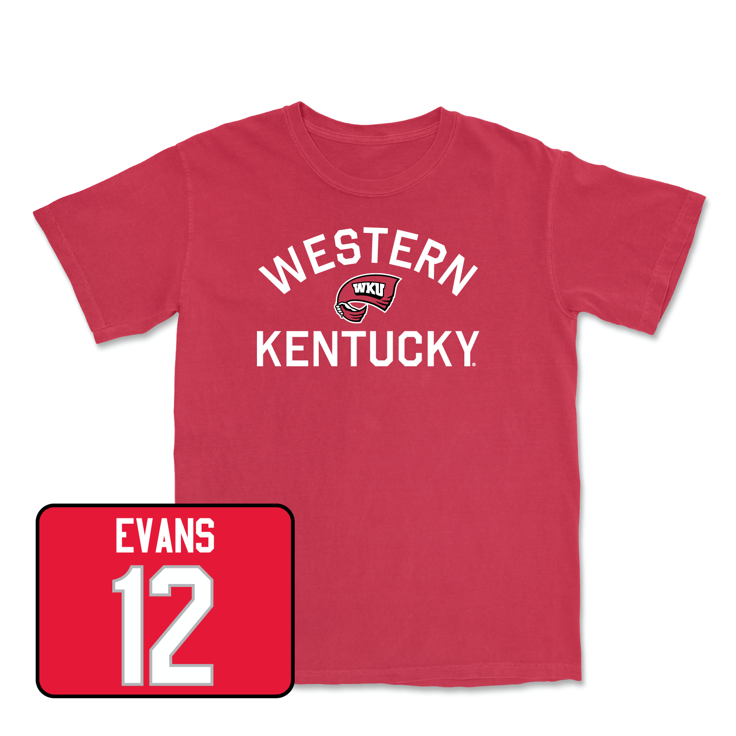 Red Football Towel Tee 6 Youth Small / R.J. Evans | #12