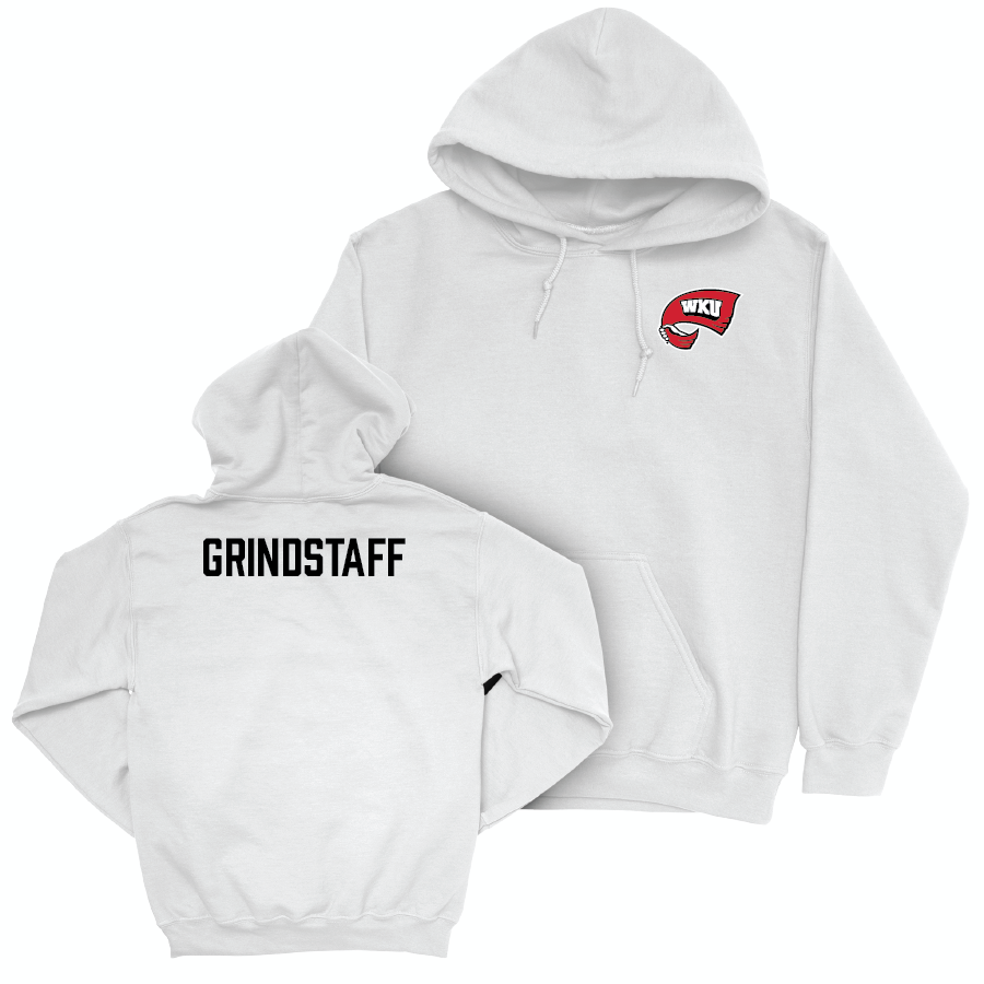 WKU Men's Golf White Logo Hoodie - Riley Grindstaff Small