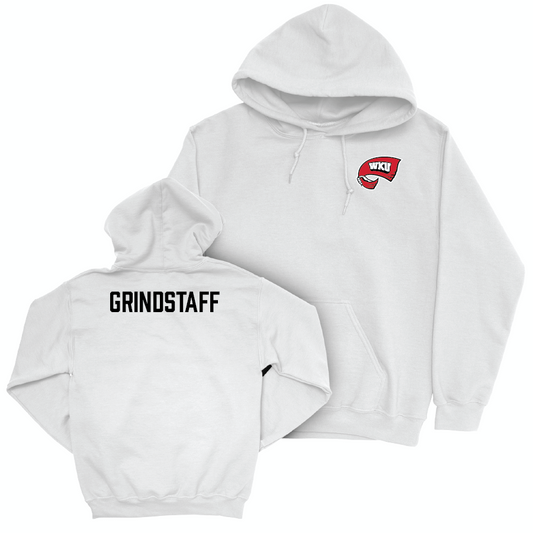 WKU Men's Golf White Logo Hoodie - Riley Grindstaff Small