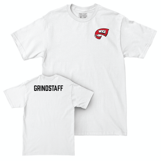 WKU Men's Golf White Logo Comfort Colors Tee - Riley Grindstaff Small