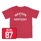 Red Football Towel Tee 6 3X-Large / River Helms | #87