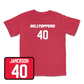Red Football Hilltoppers Player Tee 6 Small / Reid Jamerson | #40
