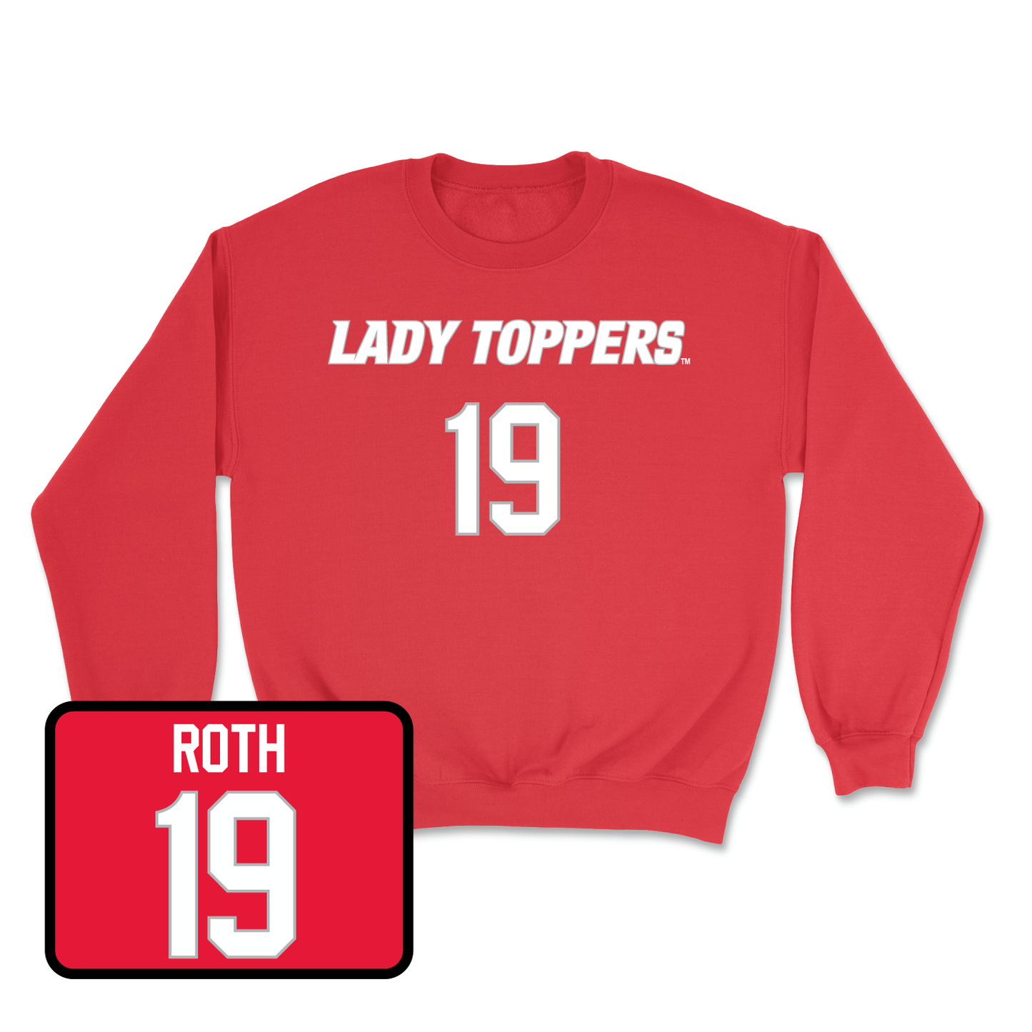 Red Women's Soccer Lady Toppers Player Crew 3 Small / Rebecca Roth | #19
