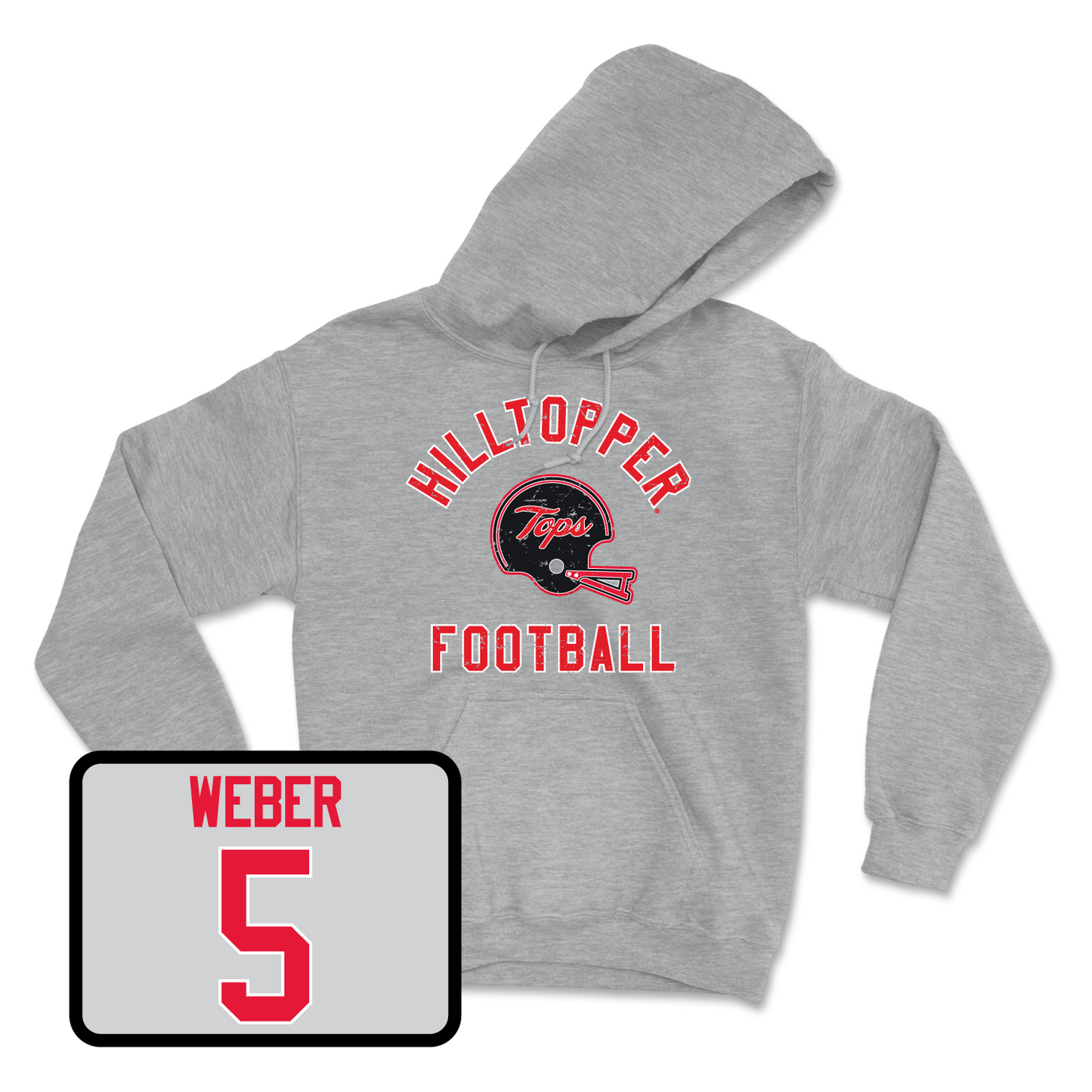 Sport Grey Football Football Helmet Hoodie 7 Youth Medium / Rome Weber | #5
