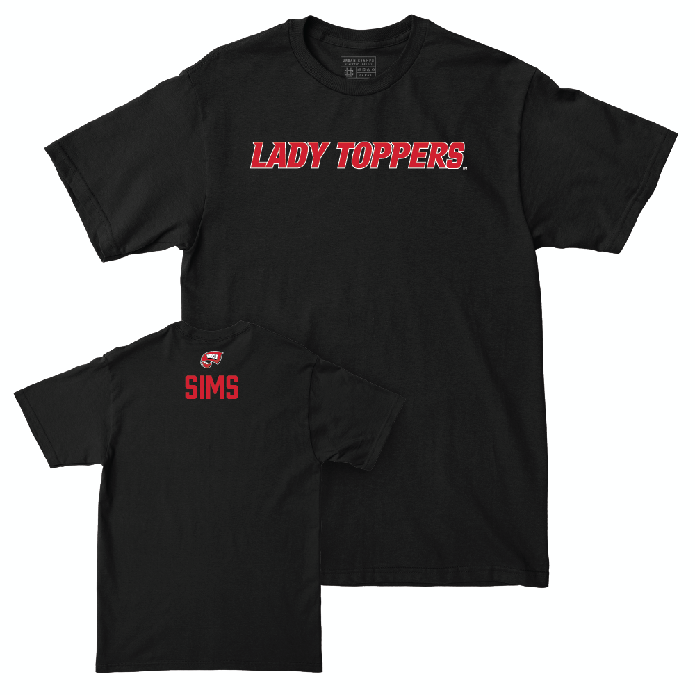 WKU Women's Dancing Black Lady Toppers Tee - Samaria Sims Small