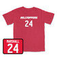Red Men's Basketball Hilltoppers Player Tee 3X-Large / Tyrone Marshall | #24
