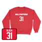Red Men's Basketball Hilltoppers Player Crew X-Large / Tyler Olden | #31
