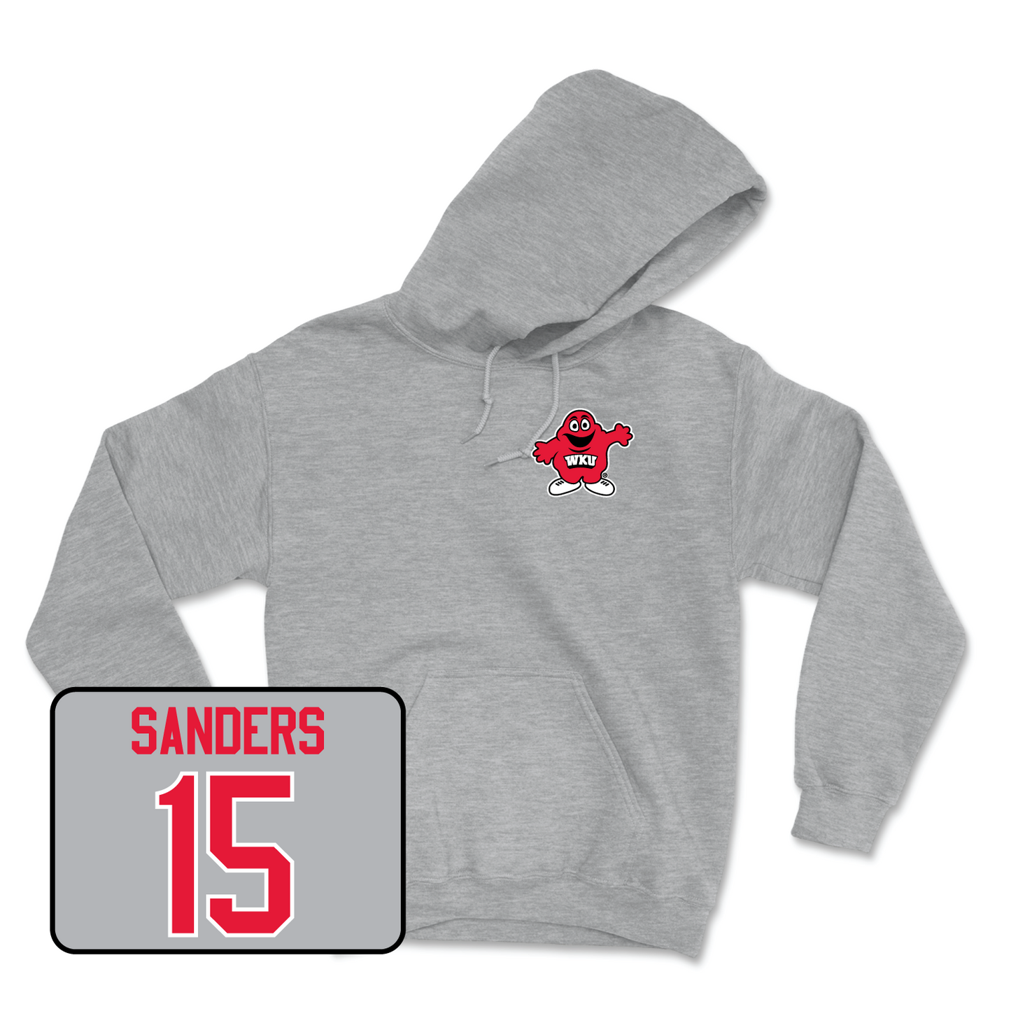 Sport Grey Softball Big Red Hoodie Small / Taylor Sanders | #15