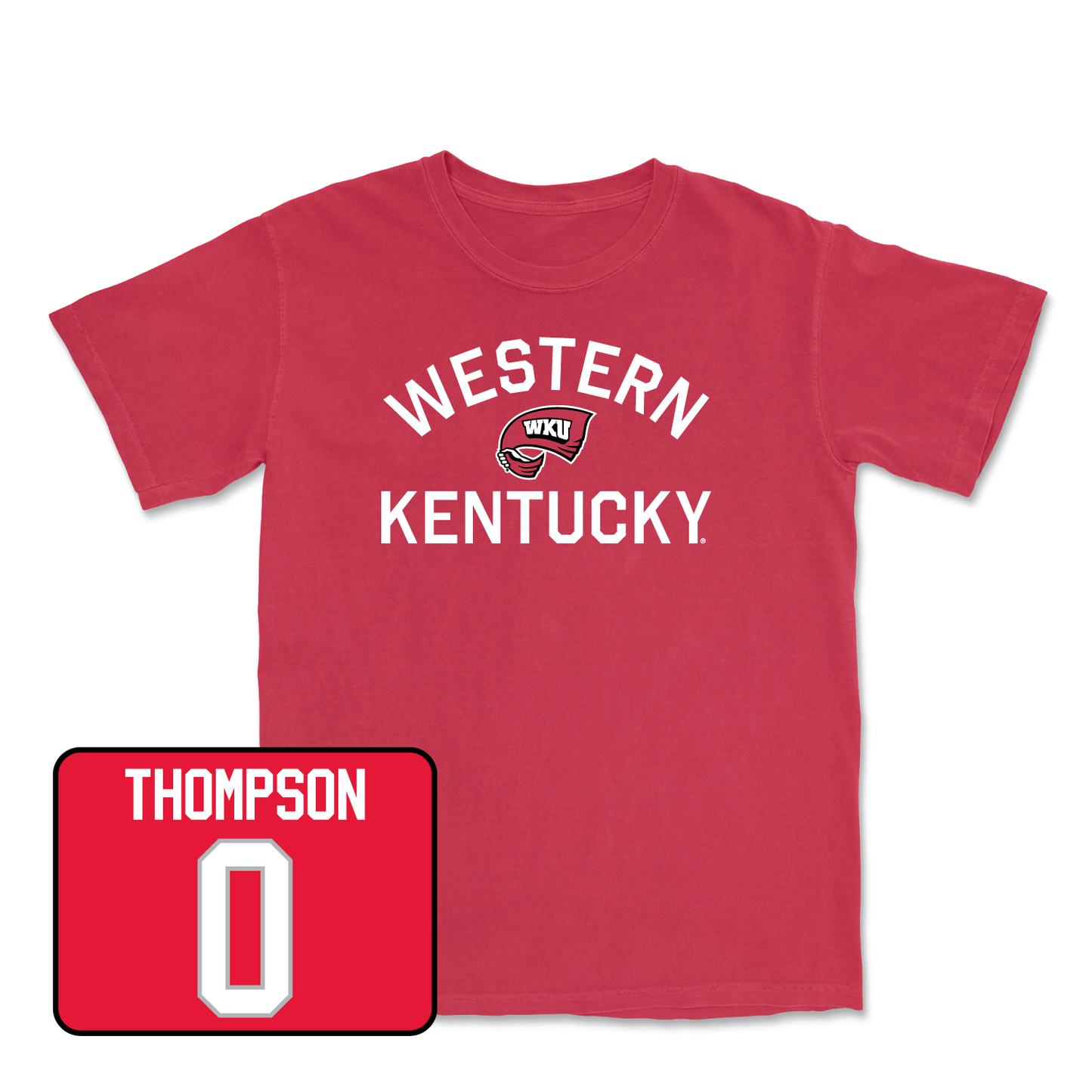 Red Football Towel Tee 7 Small / Terrion Thompson | #0