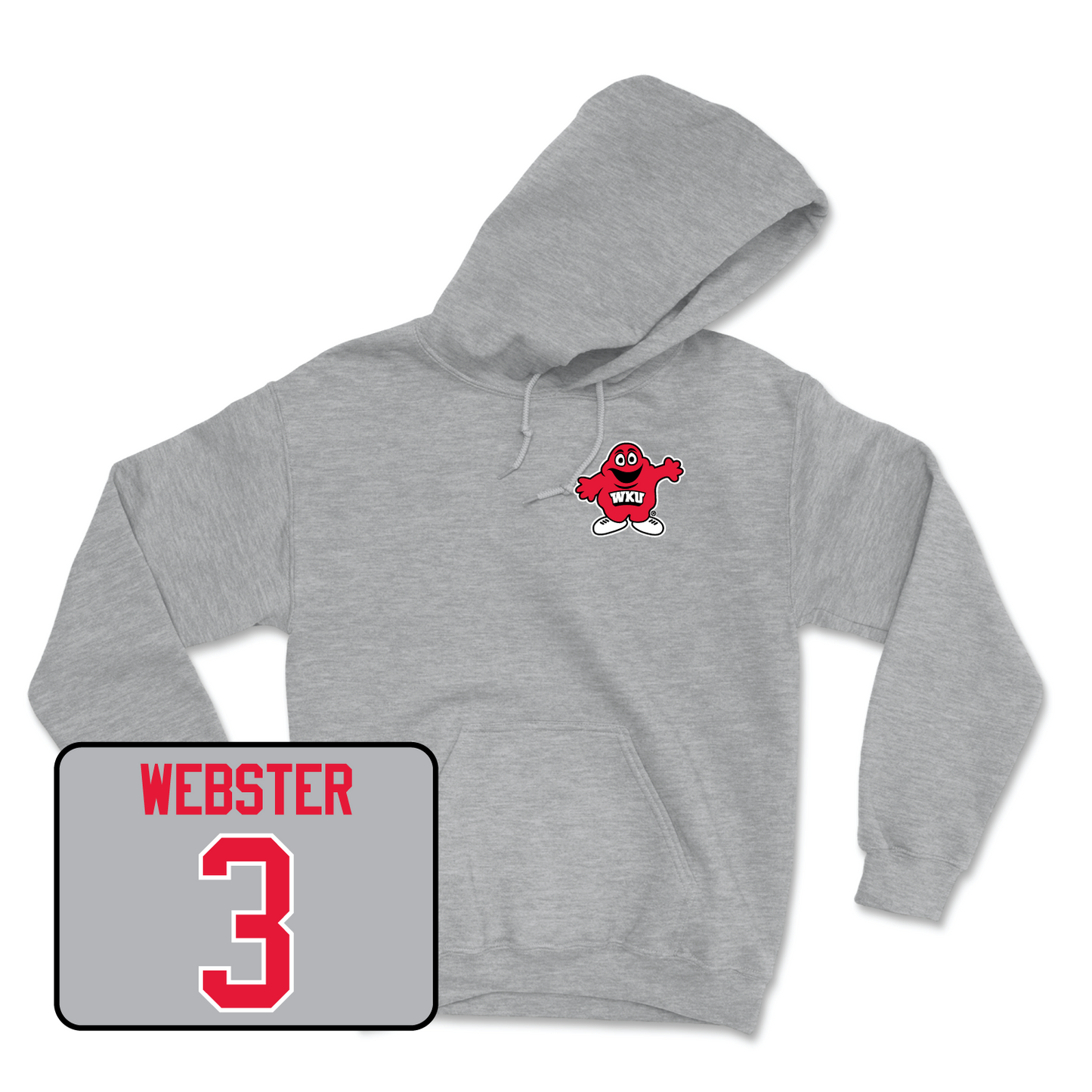 Sport Grey Softball Big Red Hoodie Large / TJ Webster | #3