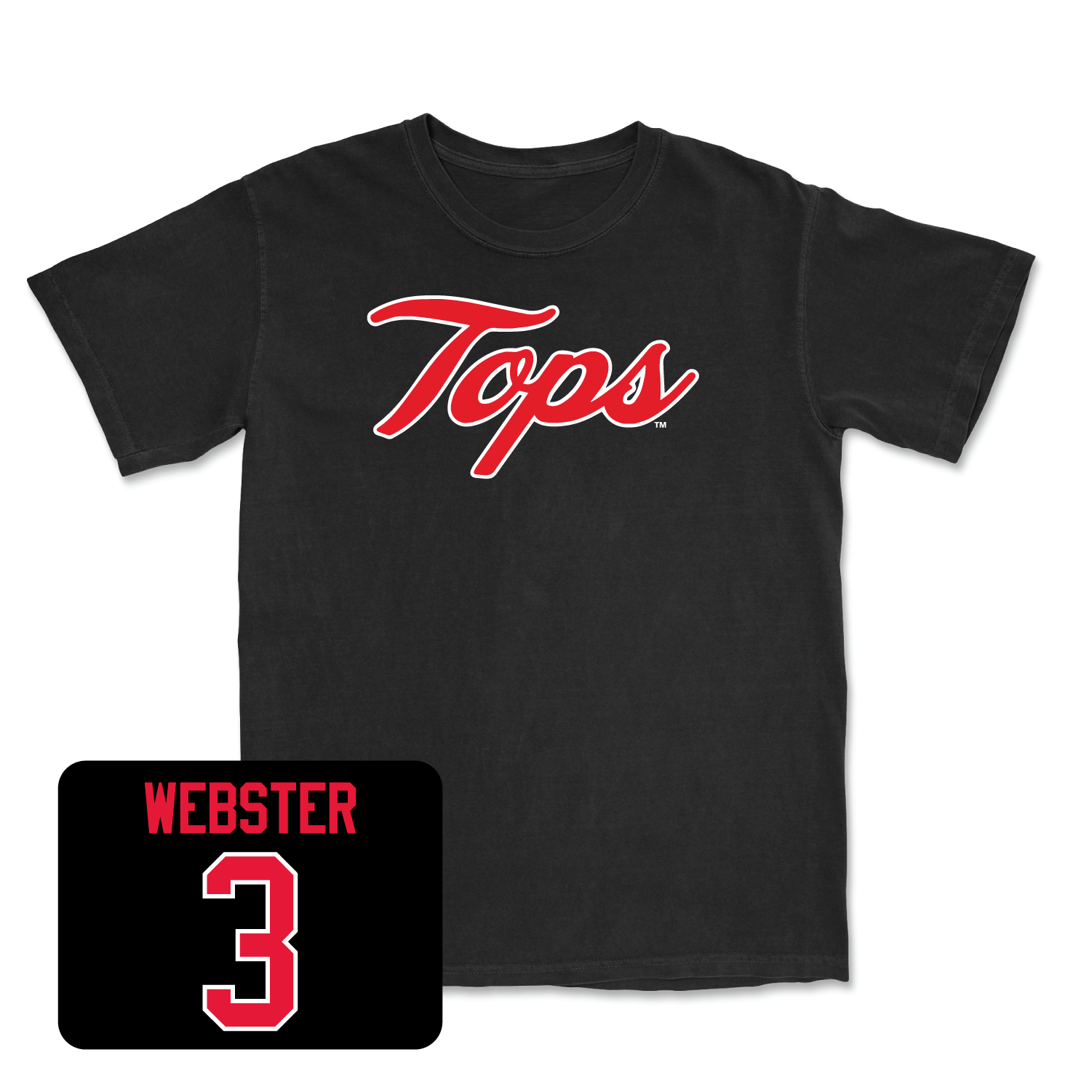 Black Softball Tops Tee X-Large / TJ Webster | #3
