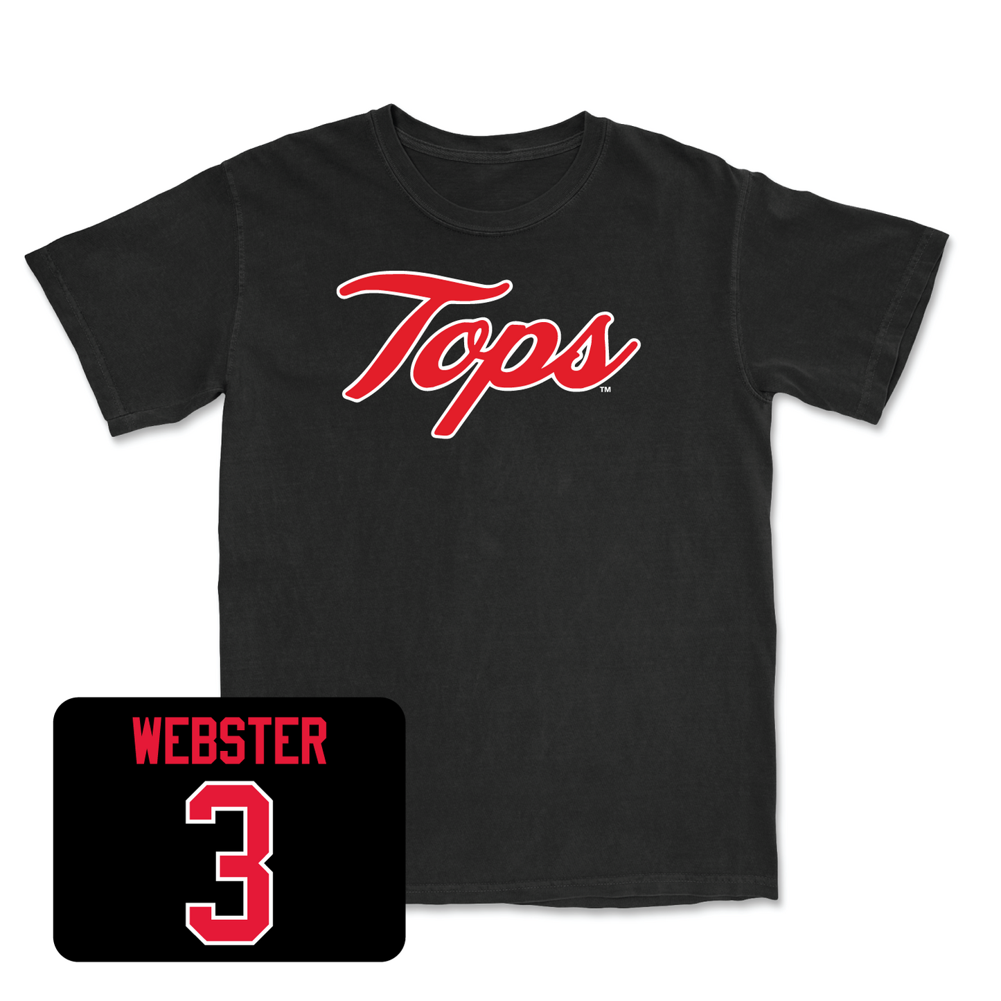 Black Softball Tops Tee Youth Large / TJ Webster | #3