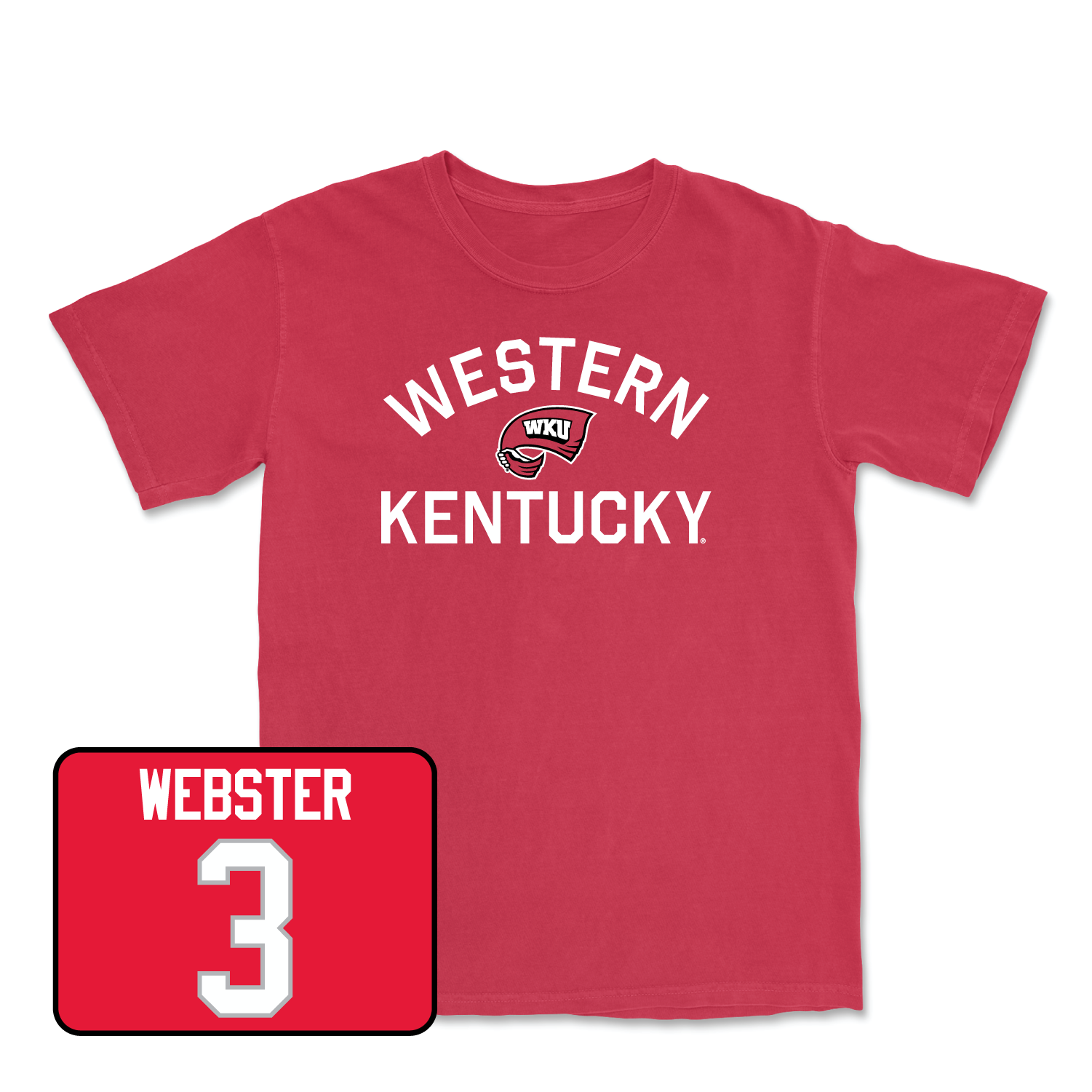 Red Softball Towel Tee Small / TJ Webster | #3