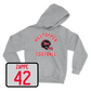 Sport Grey Football Football Helmet Hoodie 7 X-Large / Trent Zappe | #42